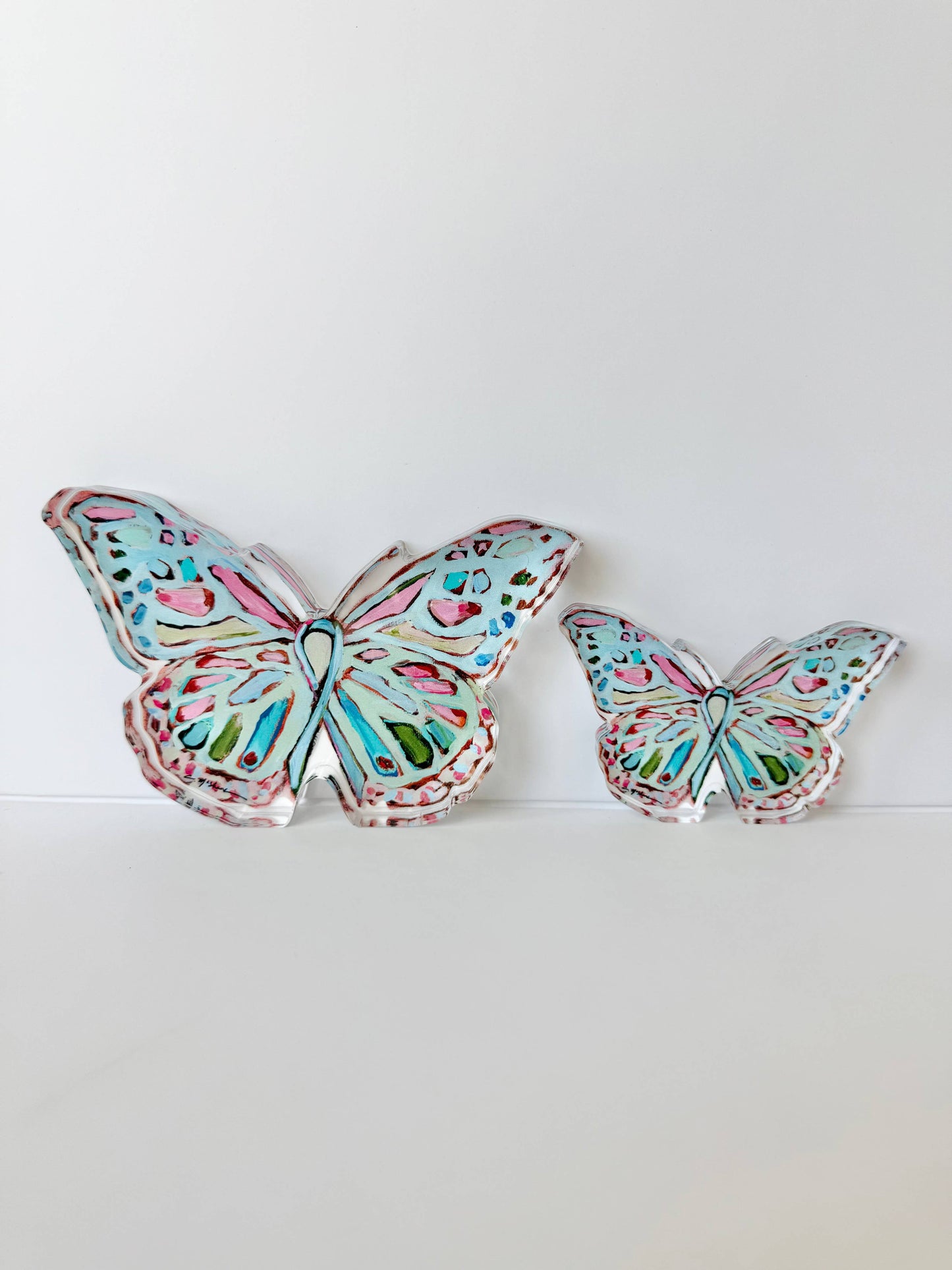 Butterfly of Hope Mini Shelfie Aqua