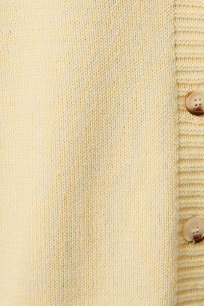 Le-Lis SHORT SLEEVE CARDIGAN: LT BLUE