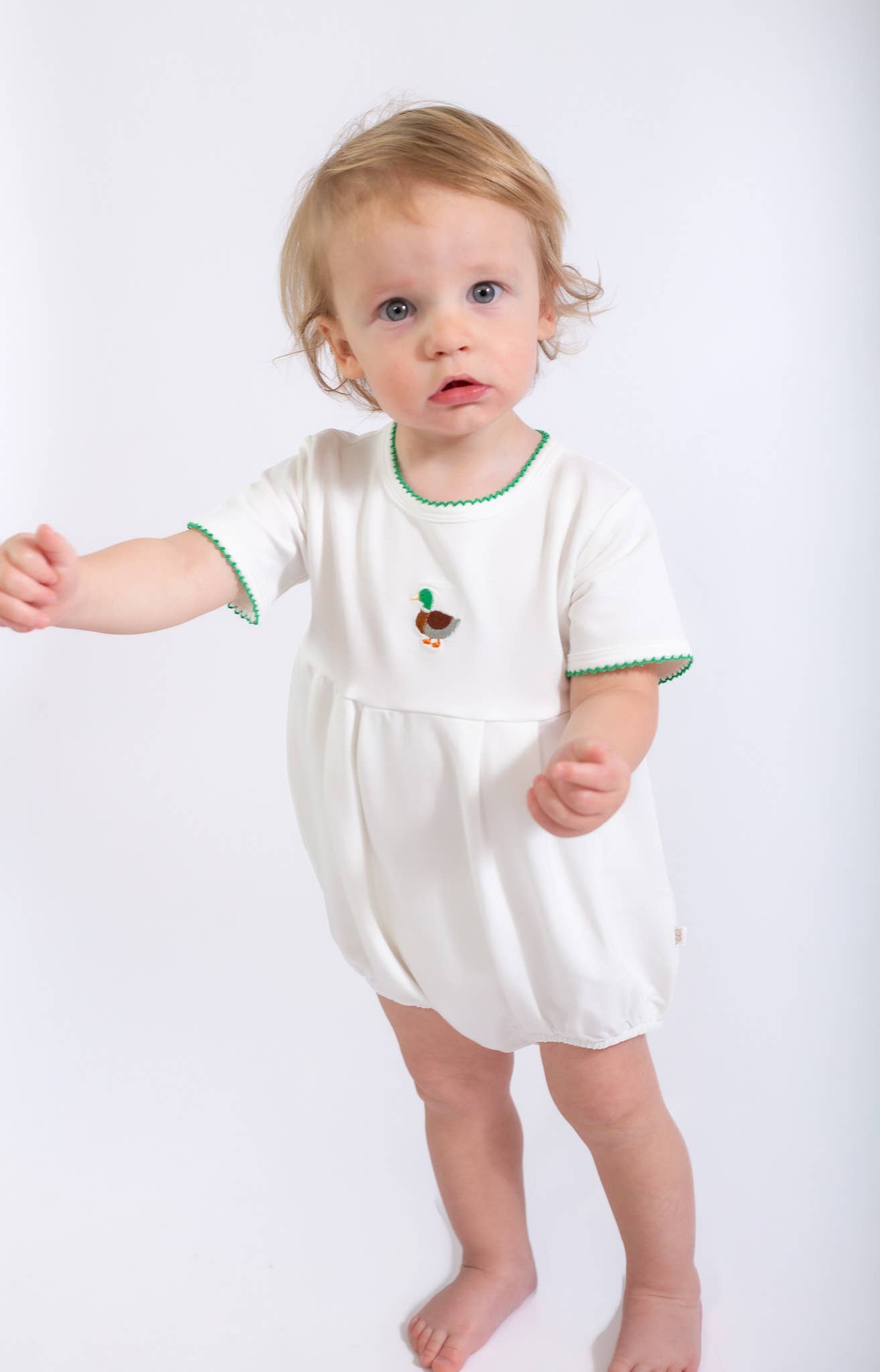 Pip Embroidered Bubble Mallard Duck 0-3mo