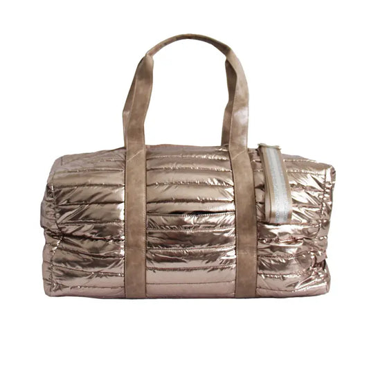 Gold Metallic Cassie Weekender