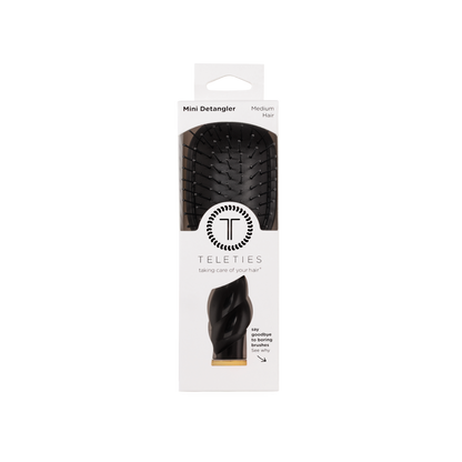 Teleties Mini Detangler Brush| Jet Black