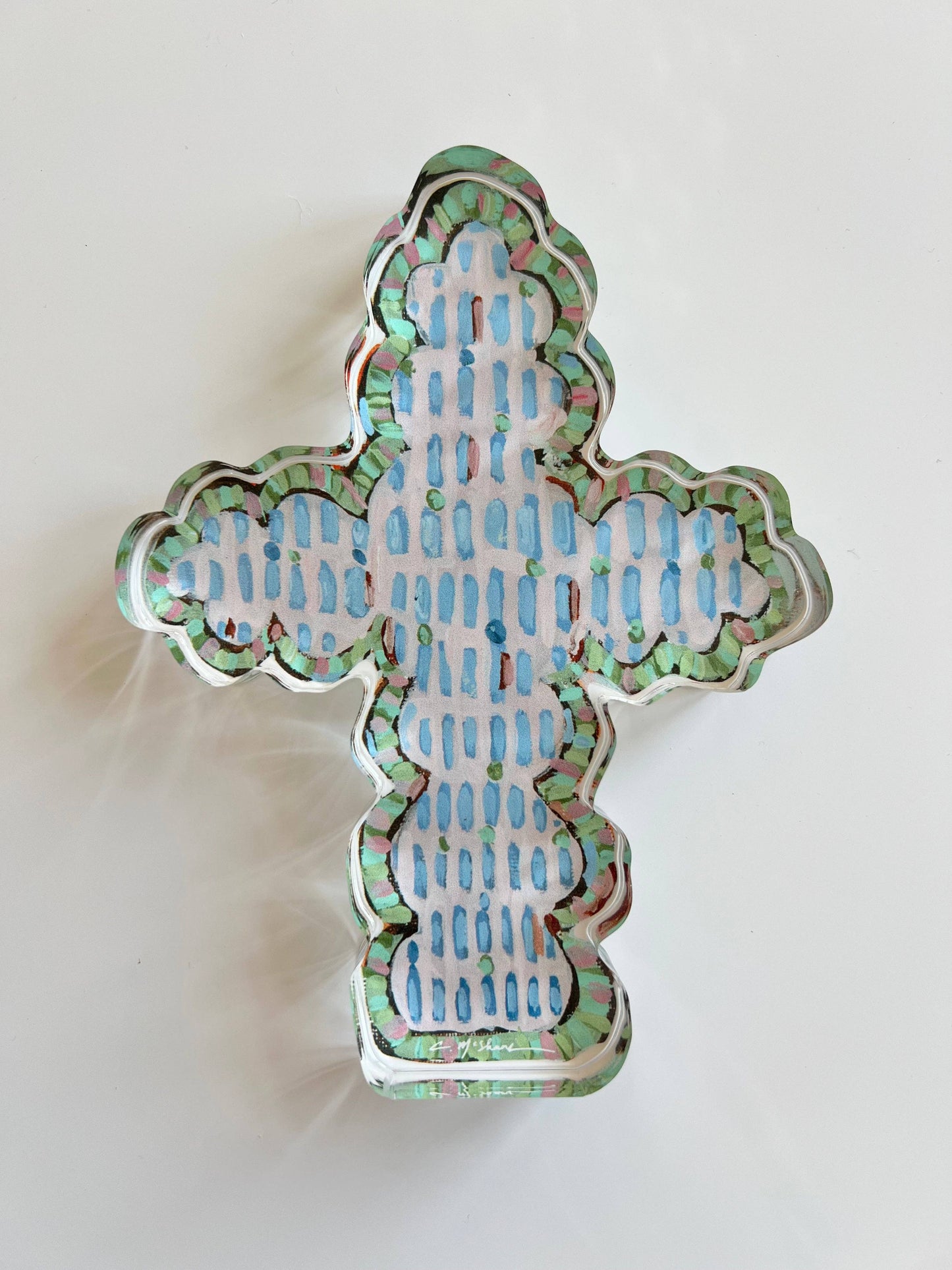 Faithful Cross Acrylic Mini Sheflie