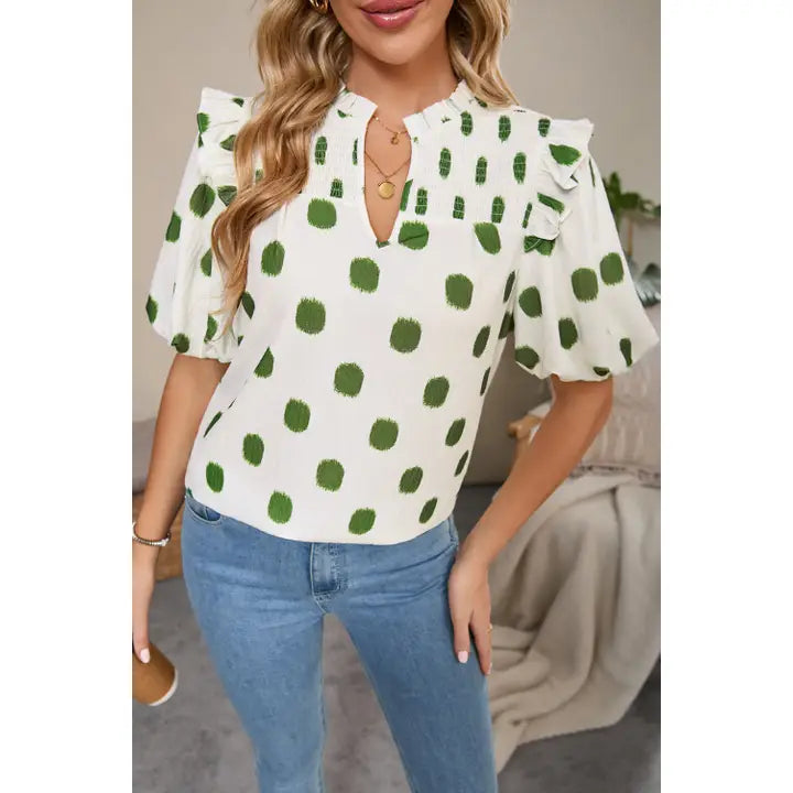 Polka Dot Blouse