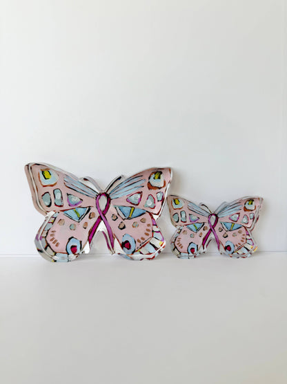 Butterfly of Hope  Mini Shelfie Pink