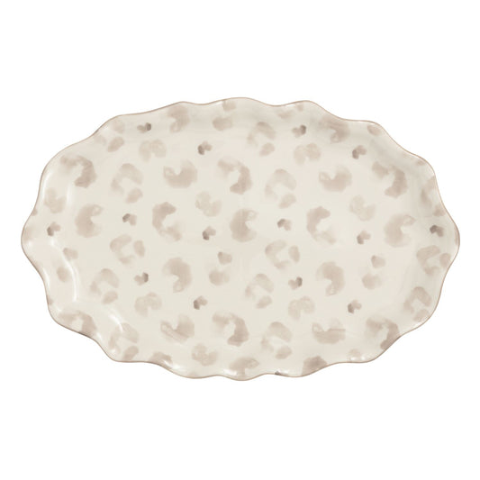 Mud Pie Leopard Platter