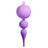 RAZ 10" Bright Purple Finial Ornament