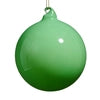 4" Green Opaque Blown Glass Ornament