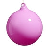 RAZ 4" Pink Opaque Blown Glass Ornament