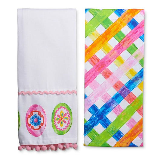 Raz Sweet Weave Tea Towels