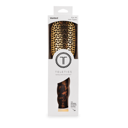 Teleties Vented Hair Brush | Tortoise