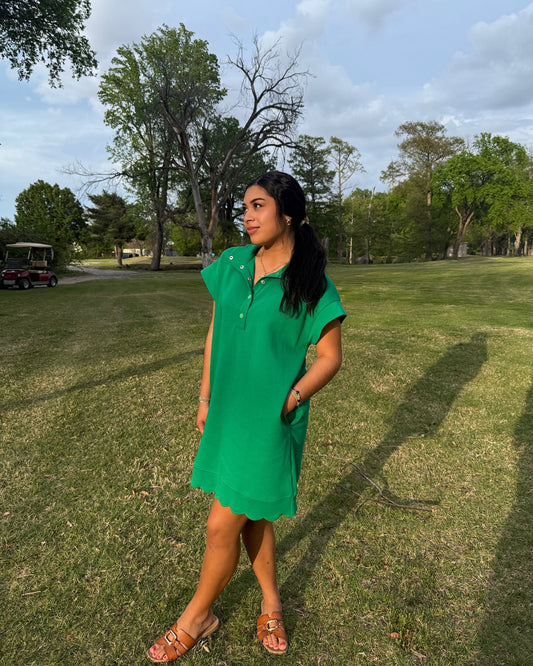 Ivy Scalloped Dress