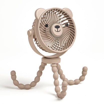 Itzy Breeze 3-Speed Stroller Fan Taupe
