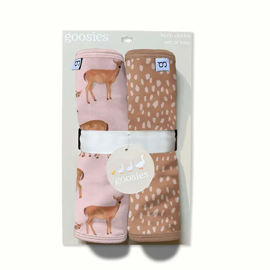 Goosies Does & Fawns Burp Cloth Set