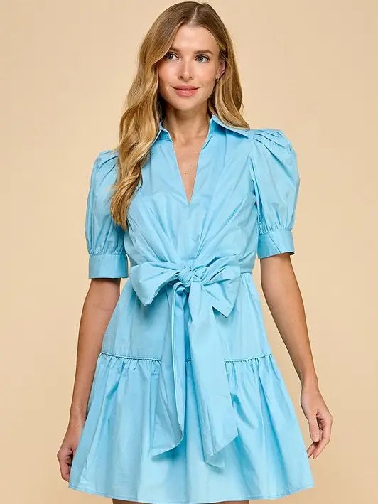 Baby Blue Bow Dress