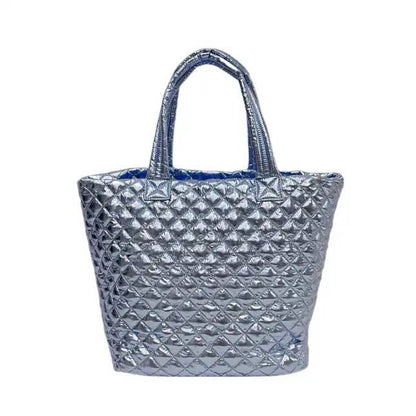 The Debra Diamond Tote Ice Blue in 3/1/25
