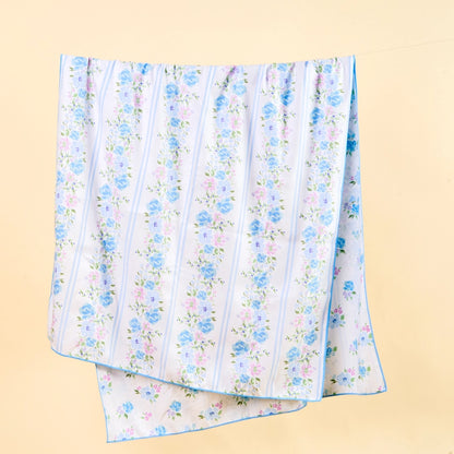 Xl Quick-Dry Beach Towel-Petal Parade Blue