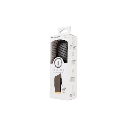 Teleties Mini Detangler Brush| Jet Black