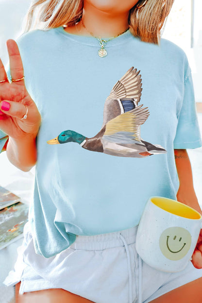 Flying Mallard T Light Blue