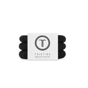 Teleties Nylon Hair Ties Small Black