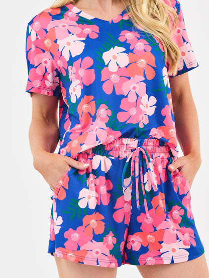 Mary Square Short Set Alli Petal Pop Blue
