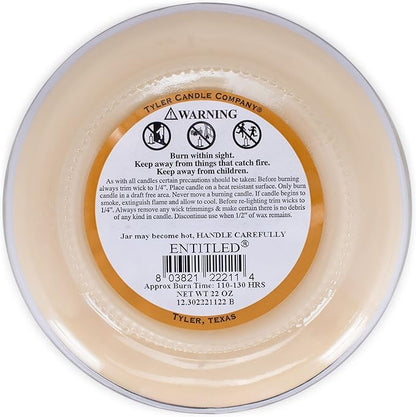 Tyler 22oz Candle - Entitled