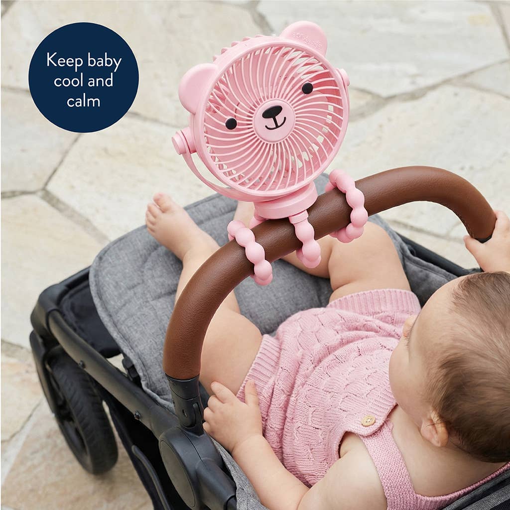 Itzy Breeze 3-Speed Stroller Fan Taupe