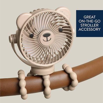 Itzy Breeze 3-Speed Stroller Fan Taupe