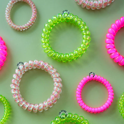 Spiral Hair Coils | Small | Tropical Punch Hair Ties
