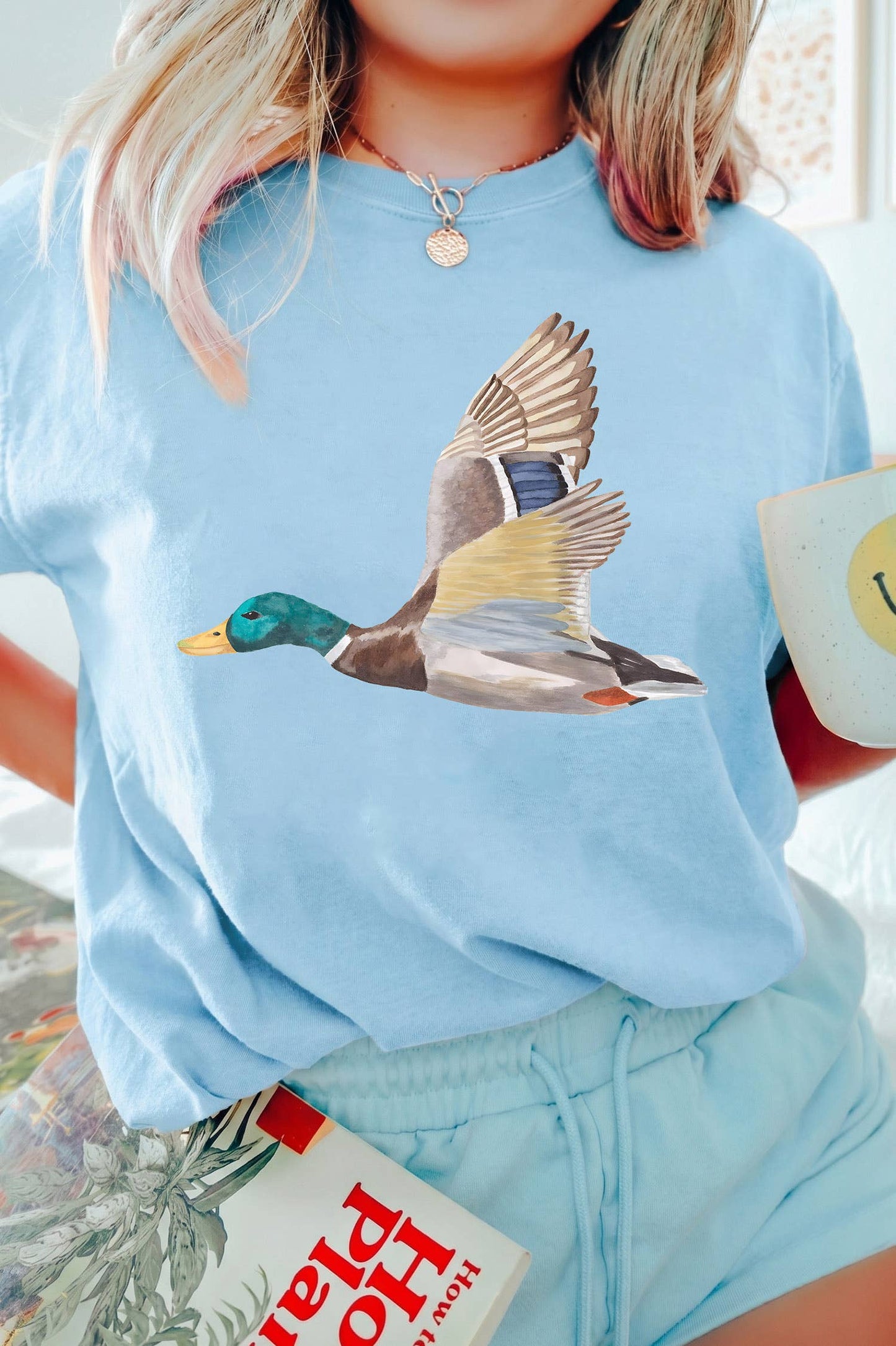 Flying Mallard T Light Blue