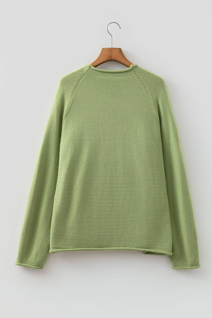 Fish Knit Oversized Mist Green