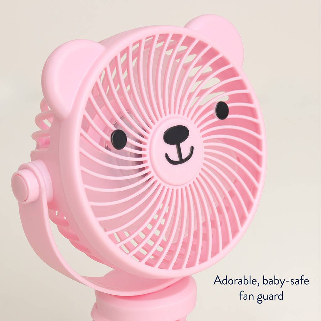 Itzy Breeze 3-Speed Stroller Fan Taupe