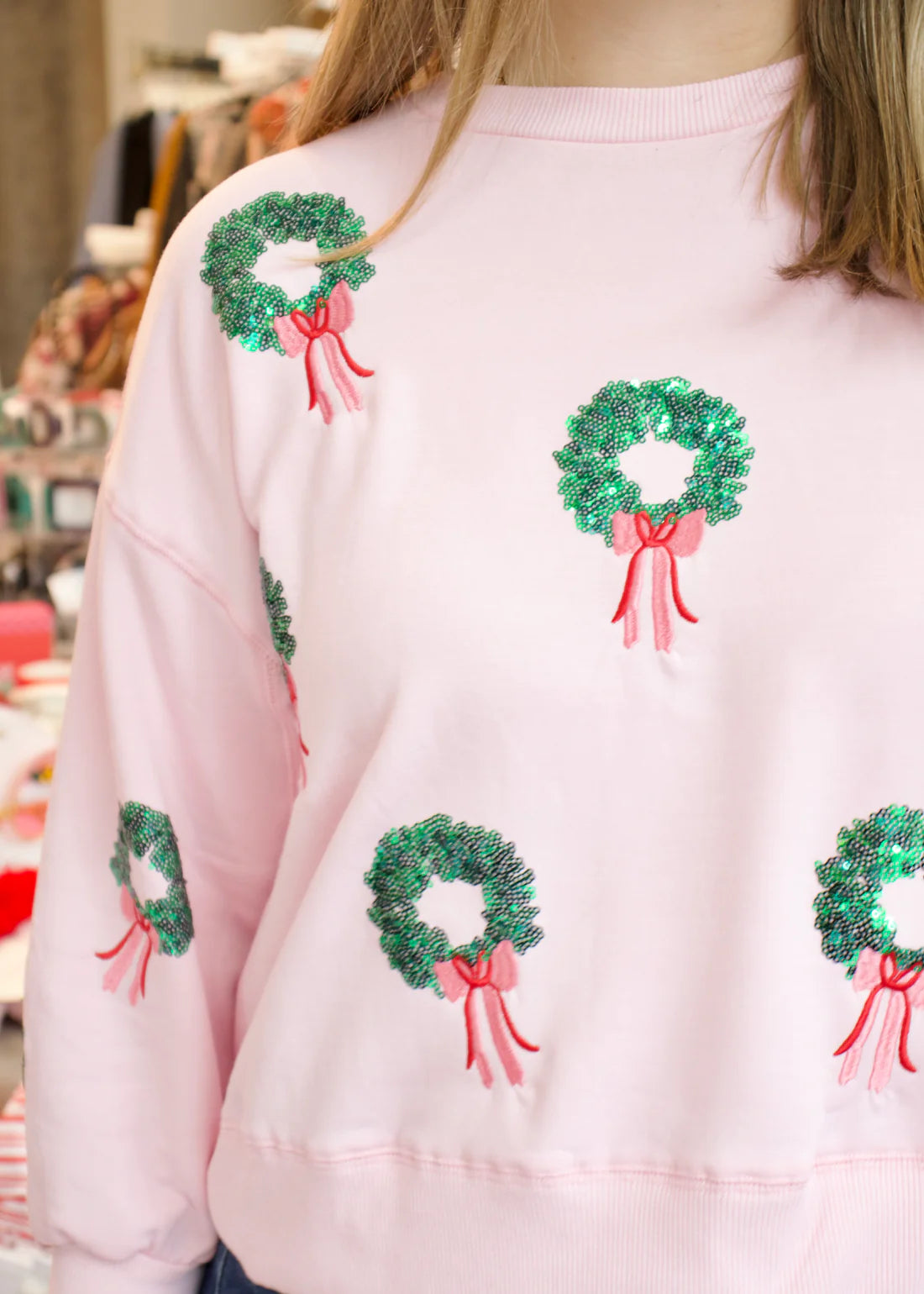 Mary Square Millie Wreath Sweatshirt