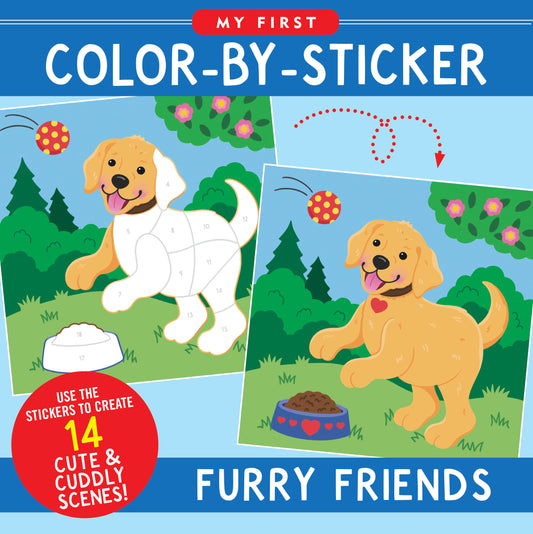PPP First Color By Sticker Furry Friends