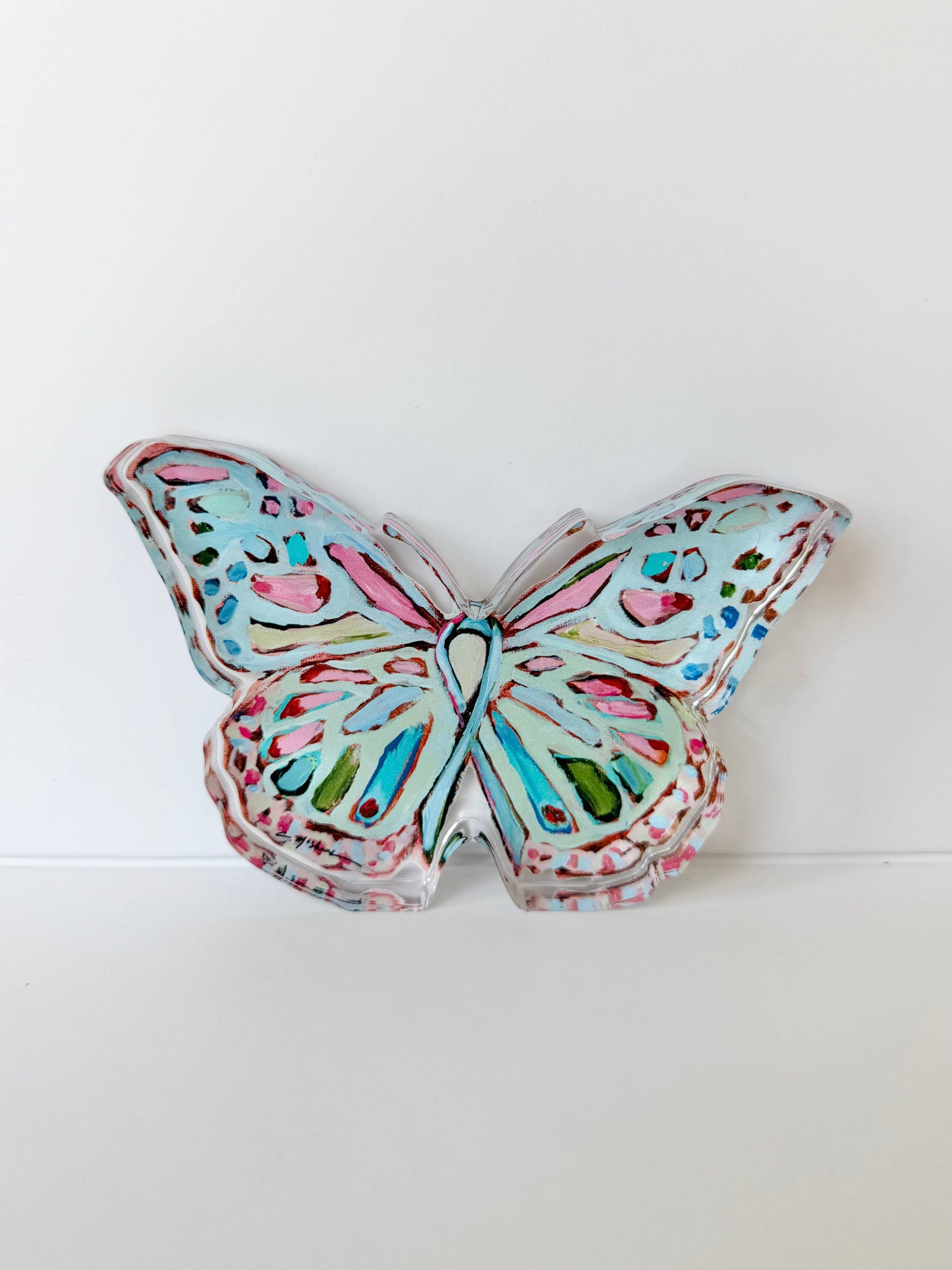 Butterfly of Hope Mini Shelfie Aqua