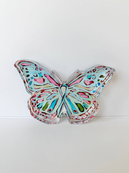 Butterfly of Hope Mini Shelfie Aqua