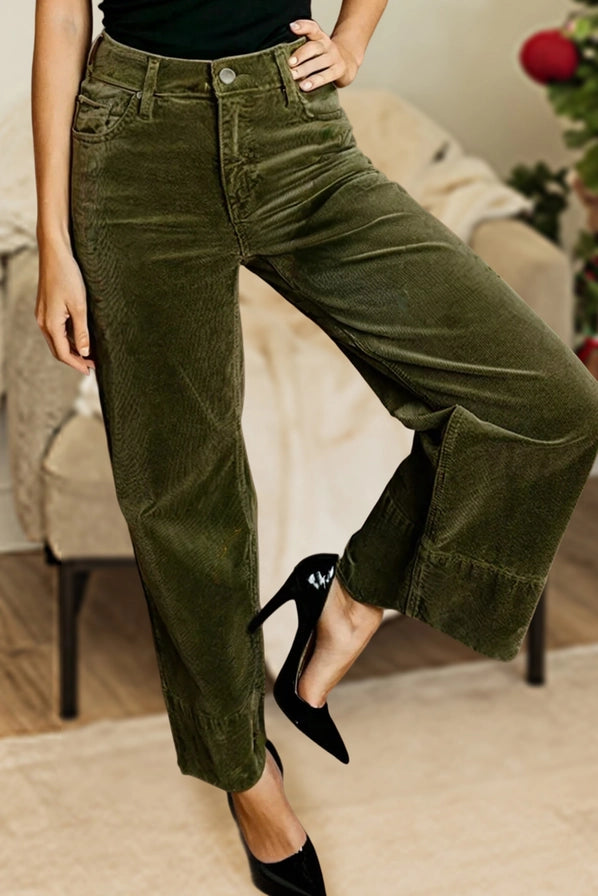 Green Corduroy Pants