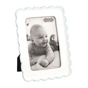 MP Blue Scalloped Resin Frames