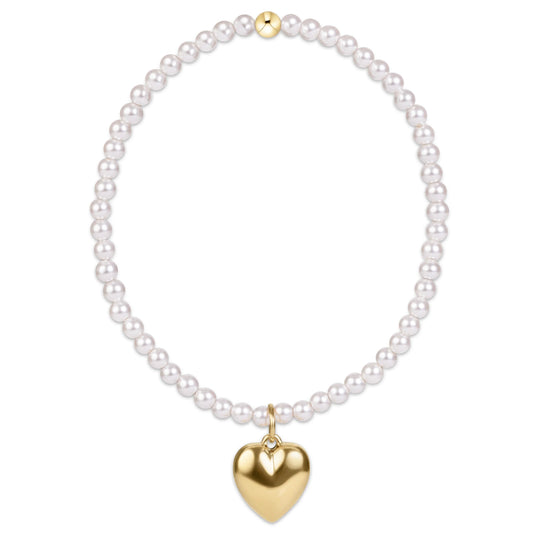enewton Classic Pearl Love Plush Charm Bracelet