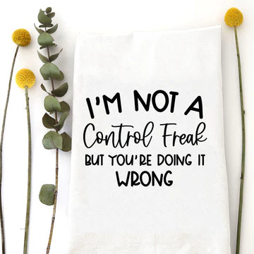 WW Tea Towel Control Freak