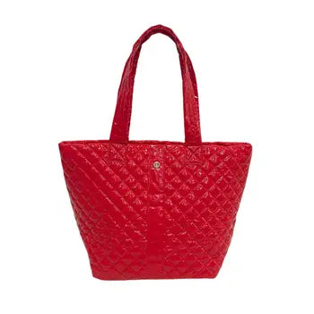 Debra Diamond Tote Cherry