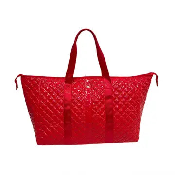 Debra Diamond Weekender Duffle Bag Cherry