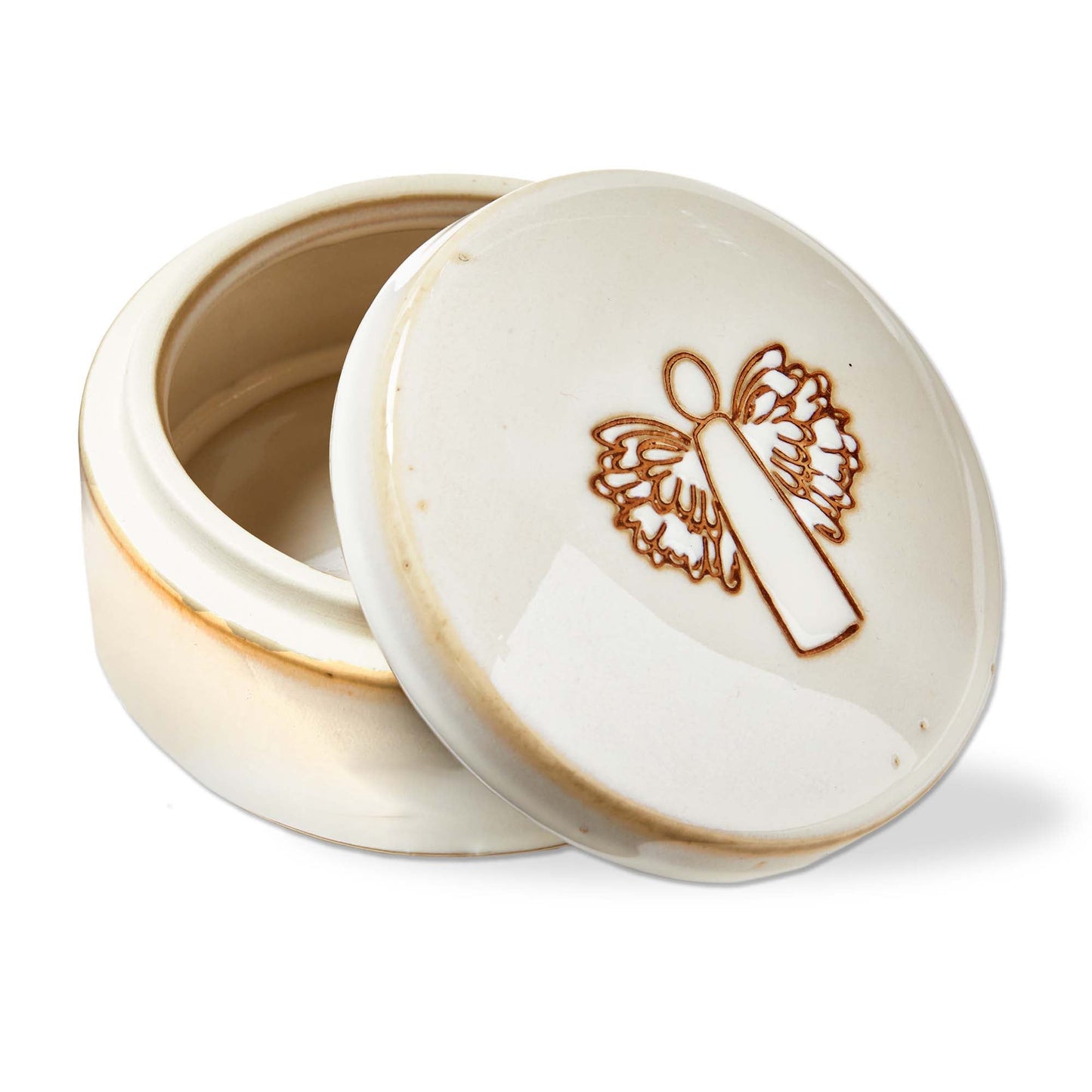 Tag Angel Trinket Dish with Lid