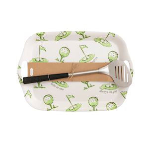 MP Golf Melamine Tray Set