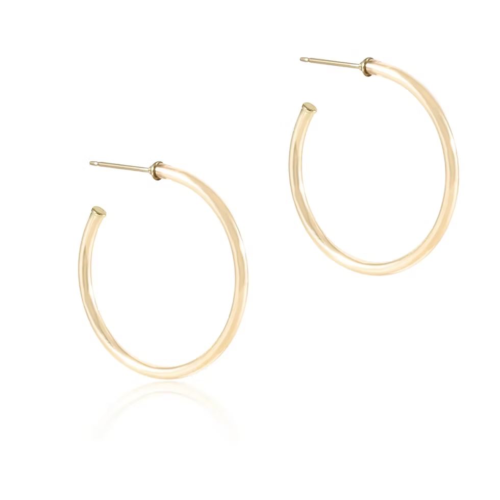 enewton Round Hoop 1.5 Post Earring 2mm