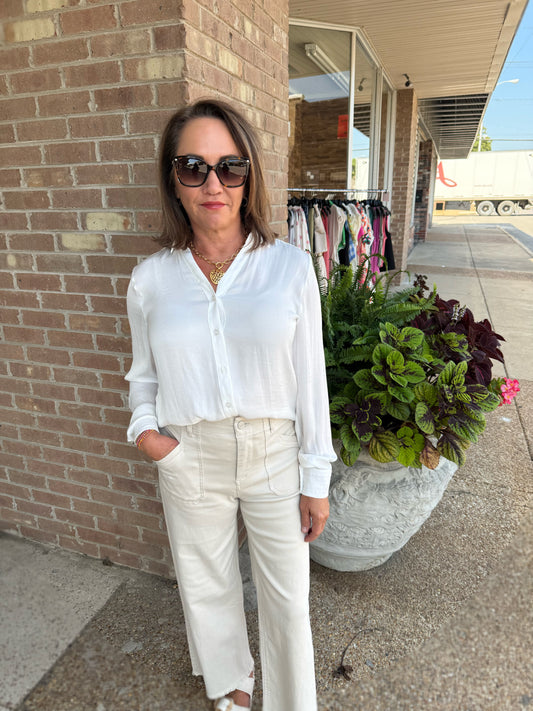 Renuar Creme Blouse