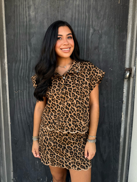 Raven Scallop Skirt