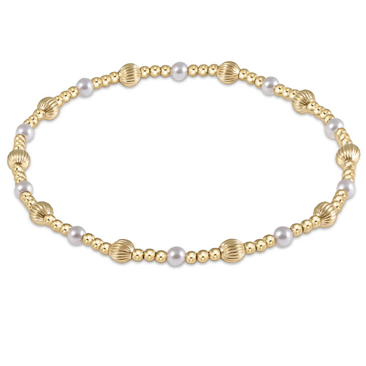enewton Dignity Sincerity Gold/Pearl 4mm