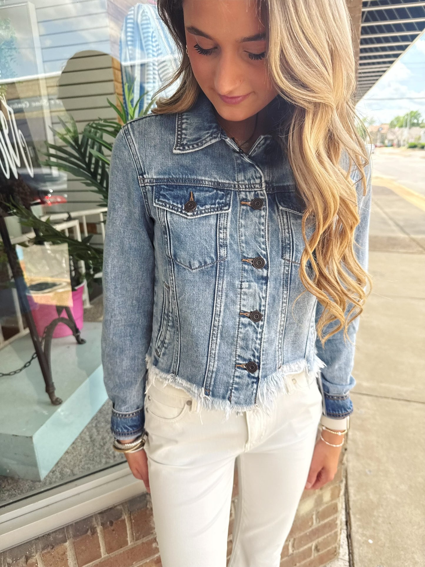 Hidden Denim Jacket