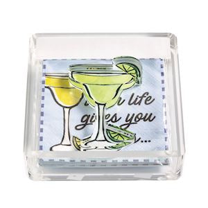MP Margarita Acrylic Napklin Holder Set