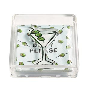 MP Martini Napkin Acrylic Holder